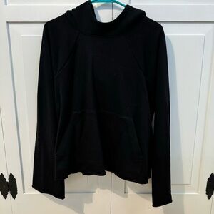 NWOT Athleta Medium Black Hoodie Oversized Sweater